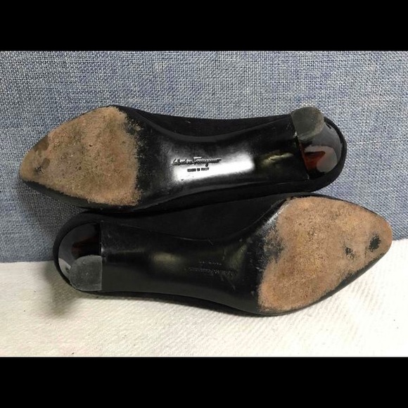 Black Salvatore Ferragamo Shoes size 6 1/2 - Picture 4 of 7